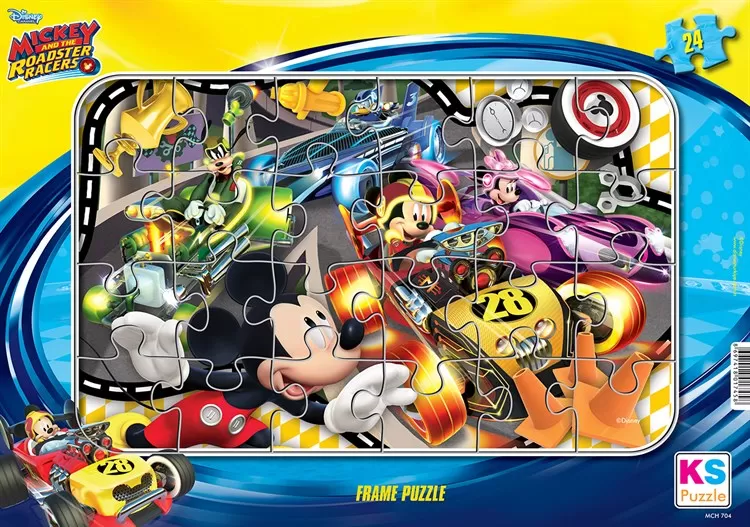 Mickey Mouse Frame Puzzle 24 Parça