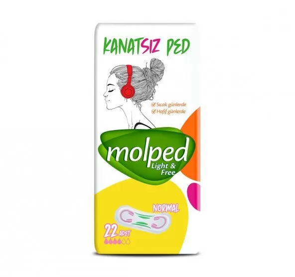 Molped Kanatsız Ped Normal 22x5 110 Adet