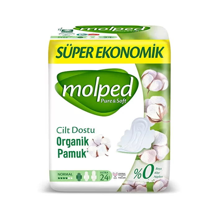 Molped Pure Soft Süper Ekonomik Ped Normal 24x3 72 Adet