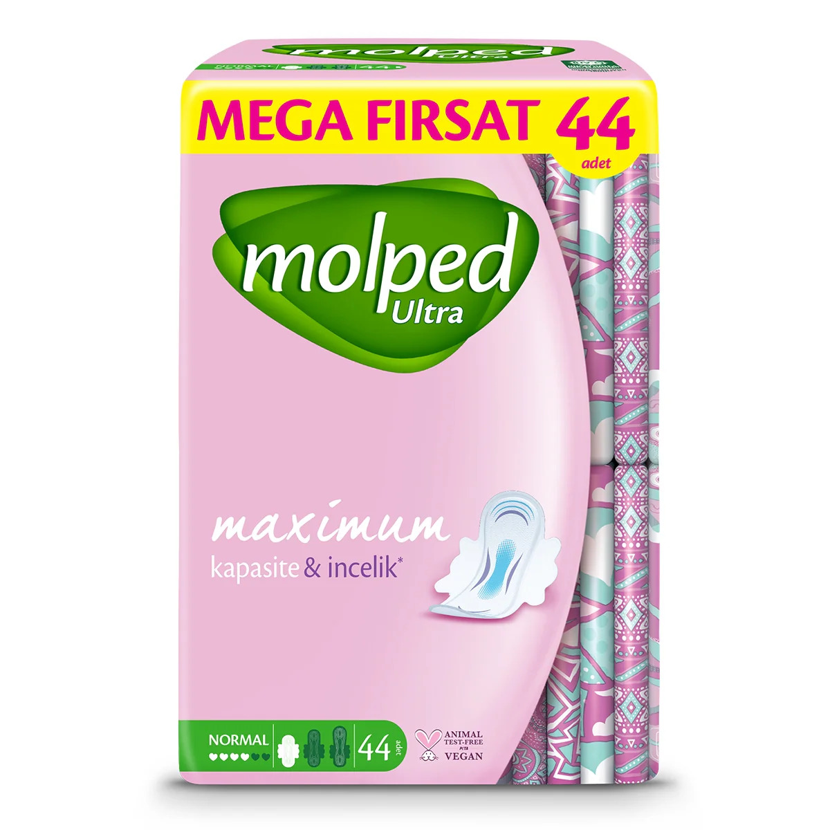 Molped Ultra Anatomik Mega Fırsat Ped Normal 44x5 220 Adet