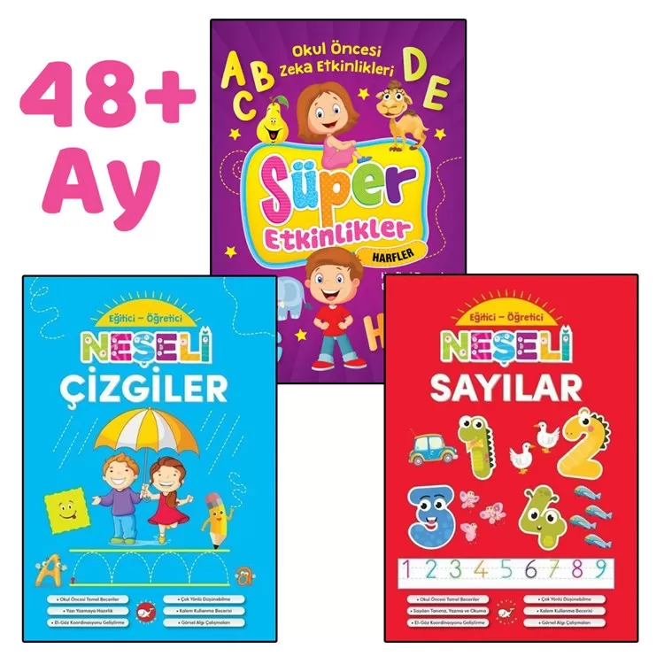 Neşeli Etkinlikler Seti 48 + Ay