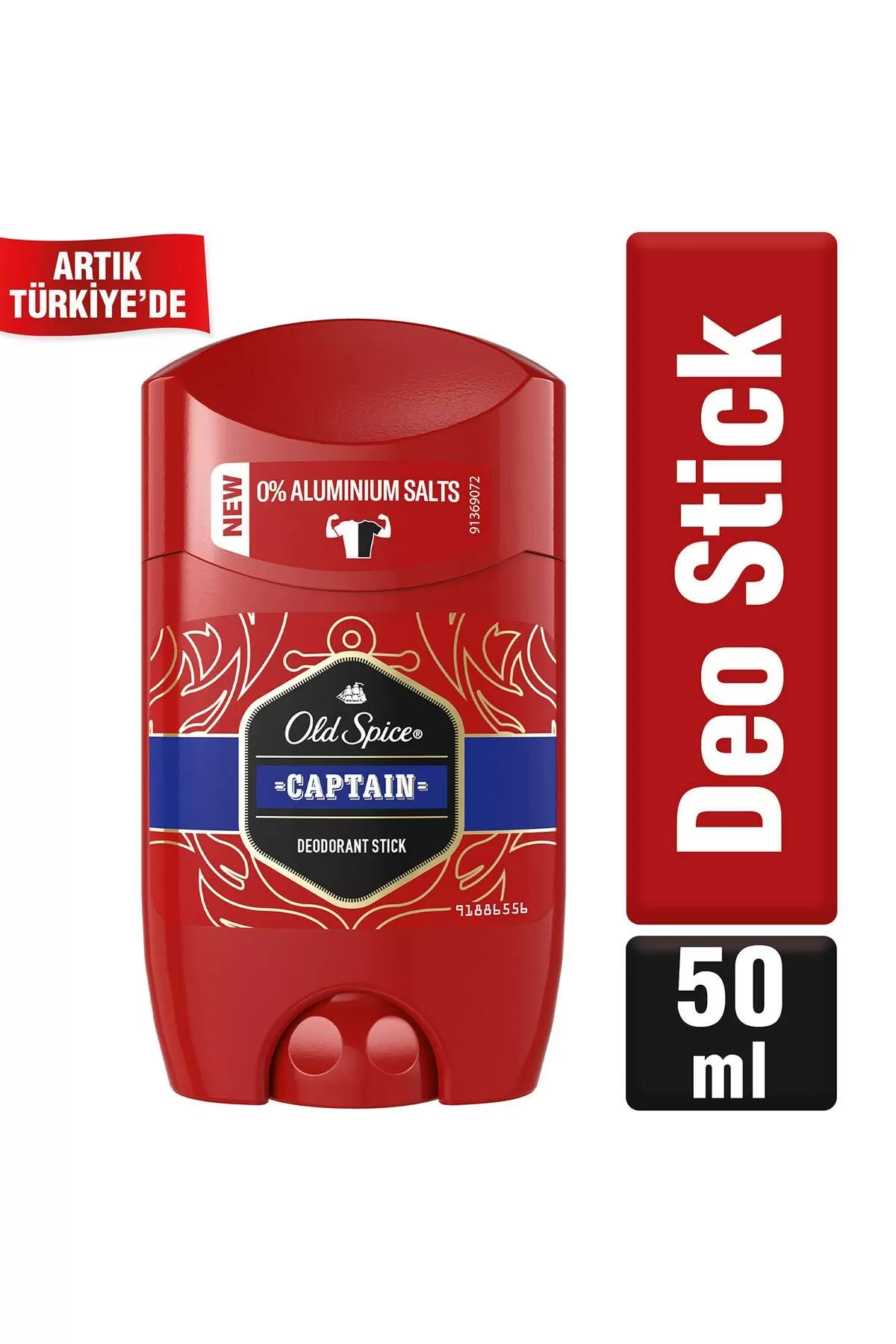 Old Spice Captain Stick Deodorant 50ml 4 Adet