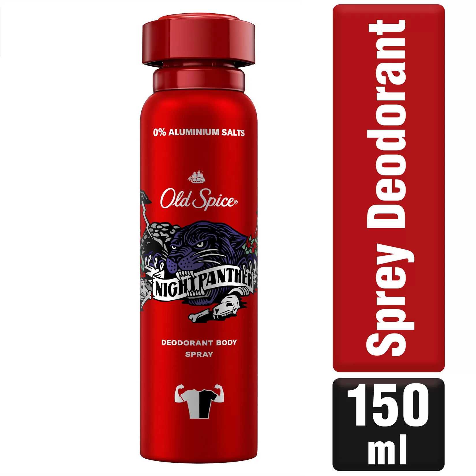 Old Spice Nıght Panter Deodorant Sprey 150ml 3 Adet