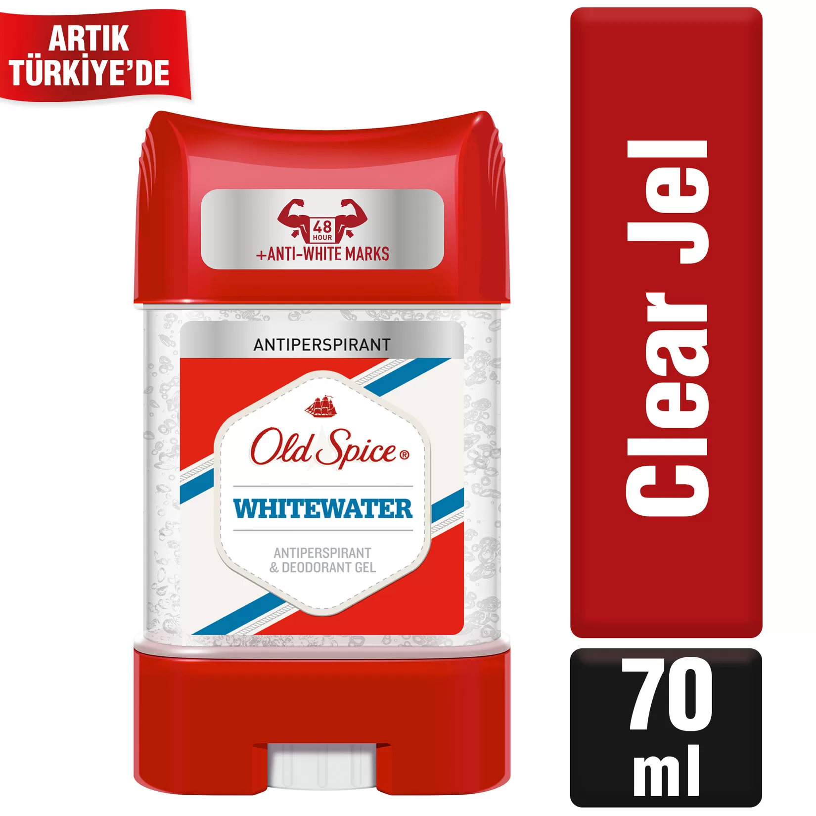Old Spice Whıtewater Antıperspırant Gel Deodorant 70ml 3 Adet