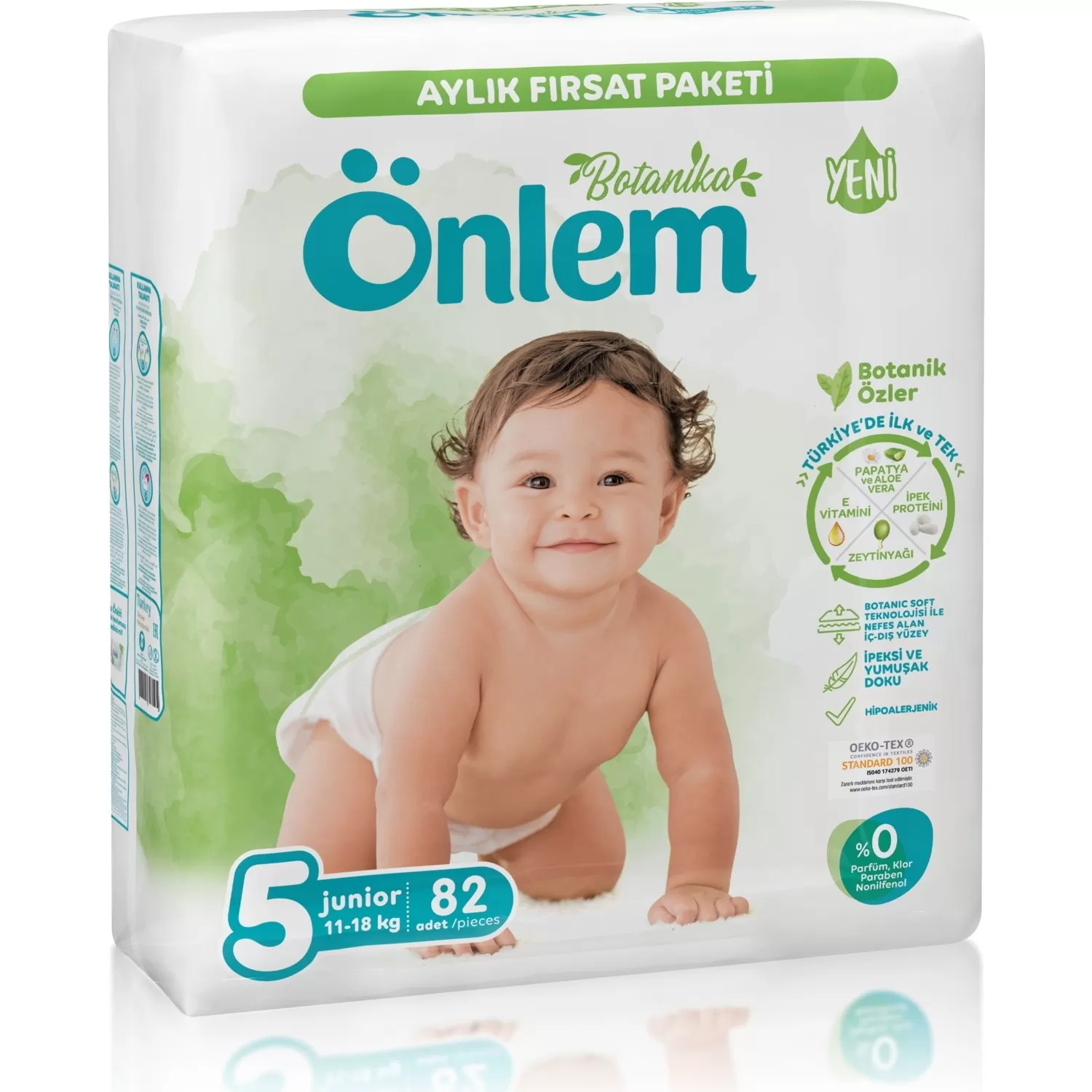 Önlem Botanika Aylık Fırsat Paketi Bebek Bezi 5 Beden 82x4 328 Adet