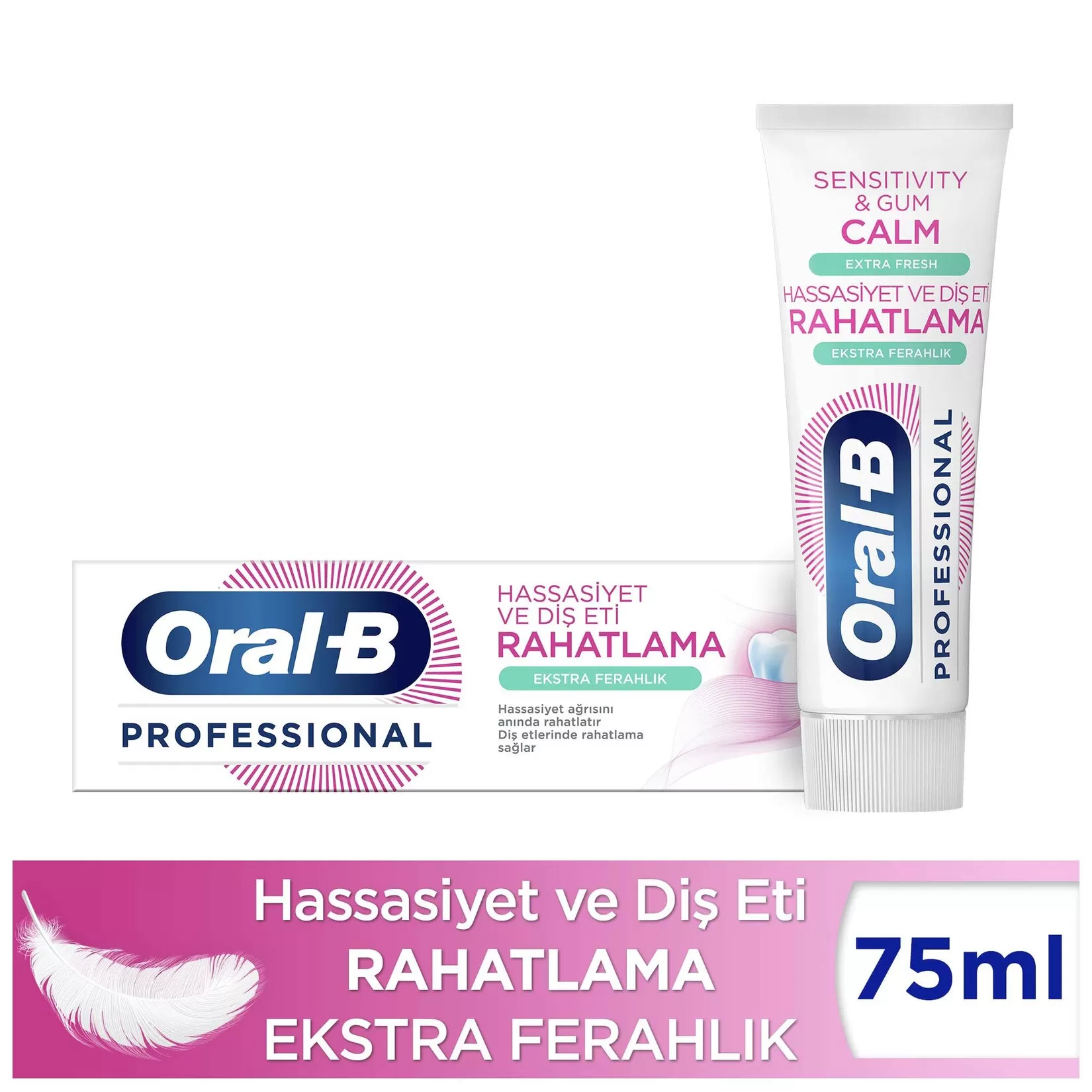 Oral-B Professional Hassasiyet ve Diş Eti Rahatlama Ekstra Ferahlık 75 Ml Diş Macunu