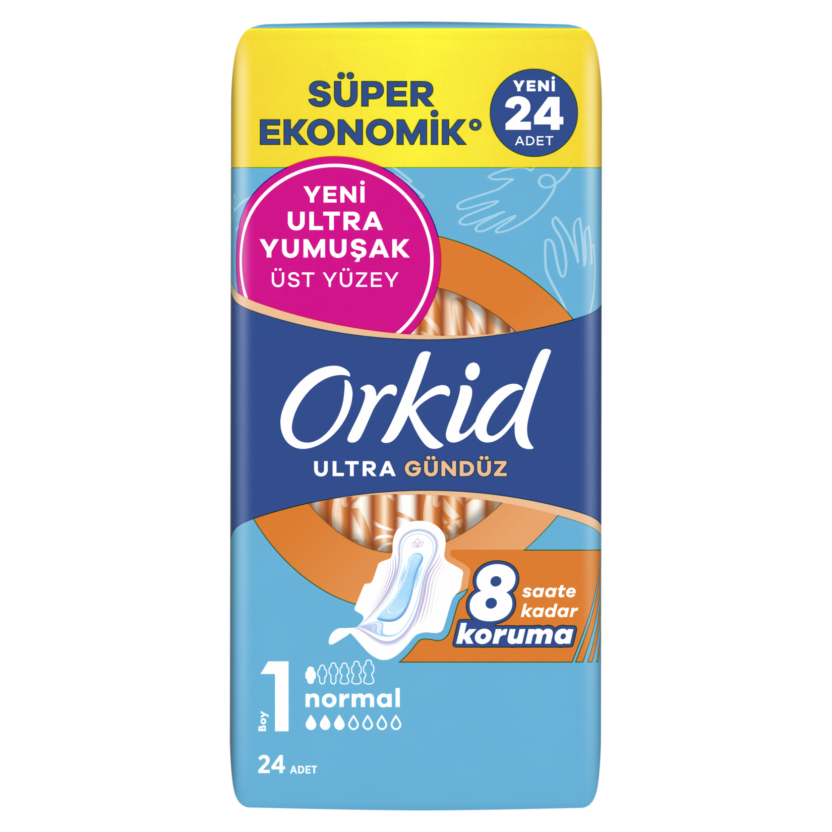 Orkid Ultra Normal Ped Süper Ekonomik Paket 24x6 144 Adet