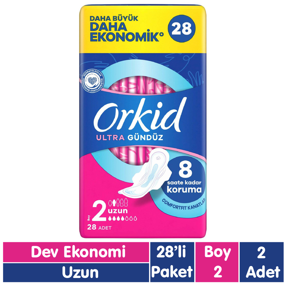 Orkid Ultra Uzun Ped 28x2 56 Adet