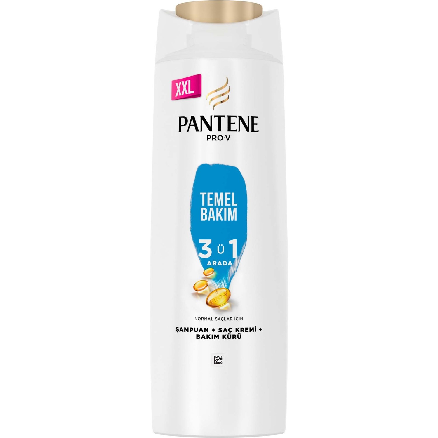 Pantene Şampuan 3'ü 1 Arada Temel Bakım 750 ml