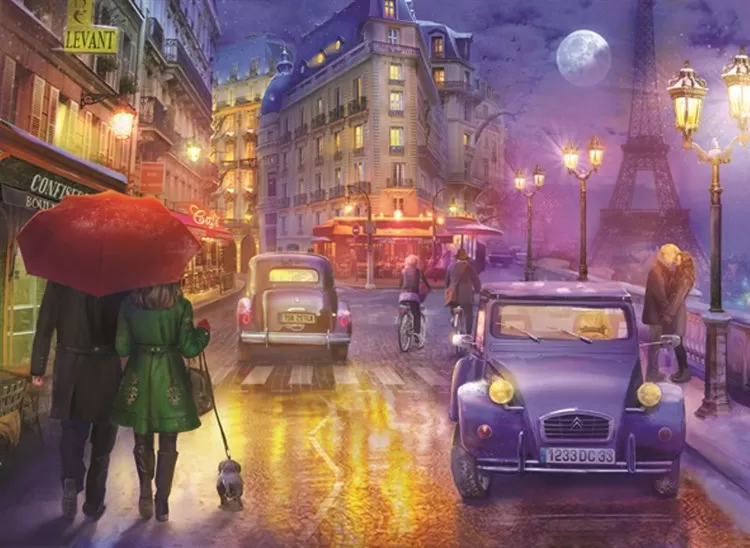 Paris'de Bir Gece 1000 Parça Anatolian Puzzle