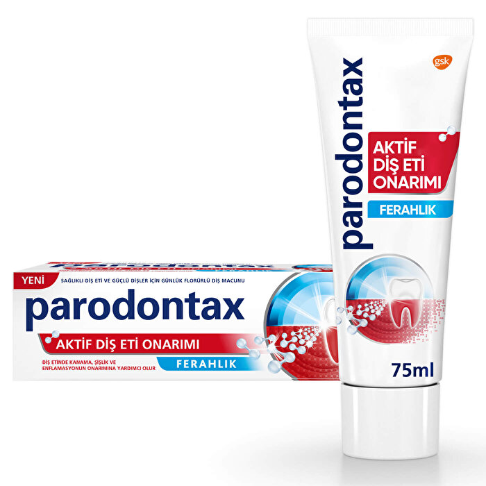 Parodontax Aktif Diş Eti Onarımı Ferahlık Diş Macunu 75 Ml