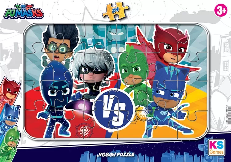 PJ Masks Frame Puzzle 24 Parça