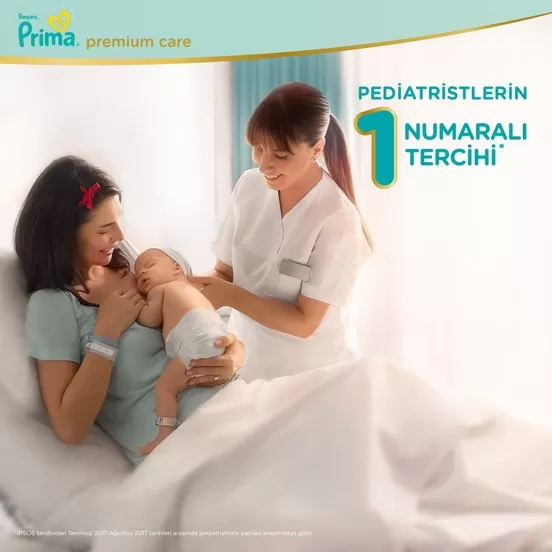 Prima Premium Care 2 Beden Bebek Bezi Yenidoğan 3*60 180 Adet