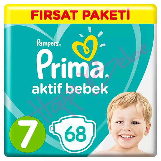 Prima Fırsat Paketi 7 Numara 34*2 68 Adet Bebek Bezi 15+ Kg