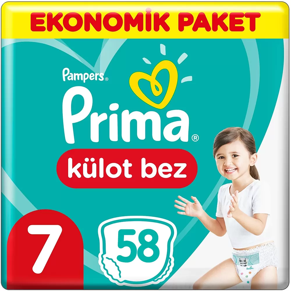 Prima Külot Bez 7 Beden Ekonomik Paket (2*29) 58 Adet