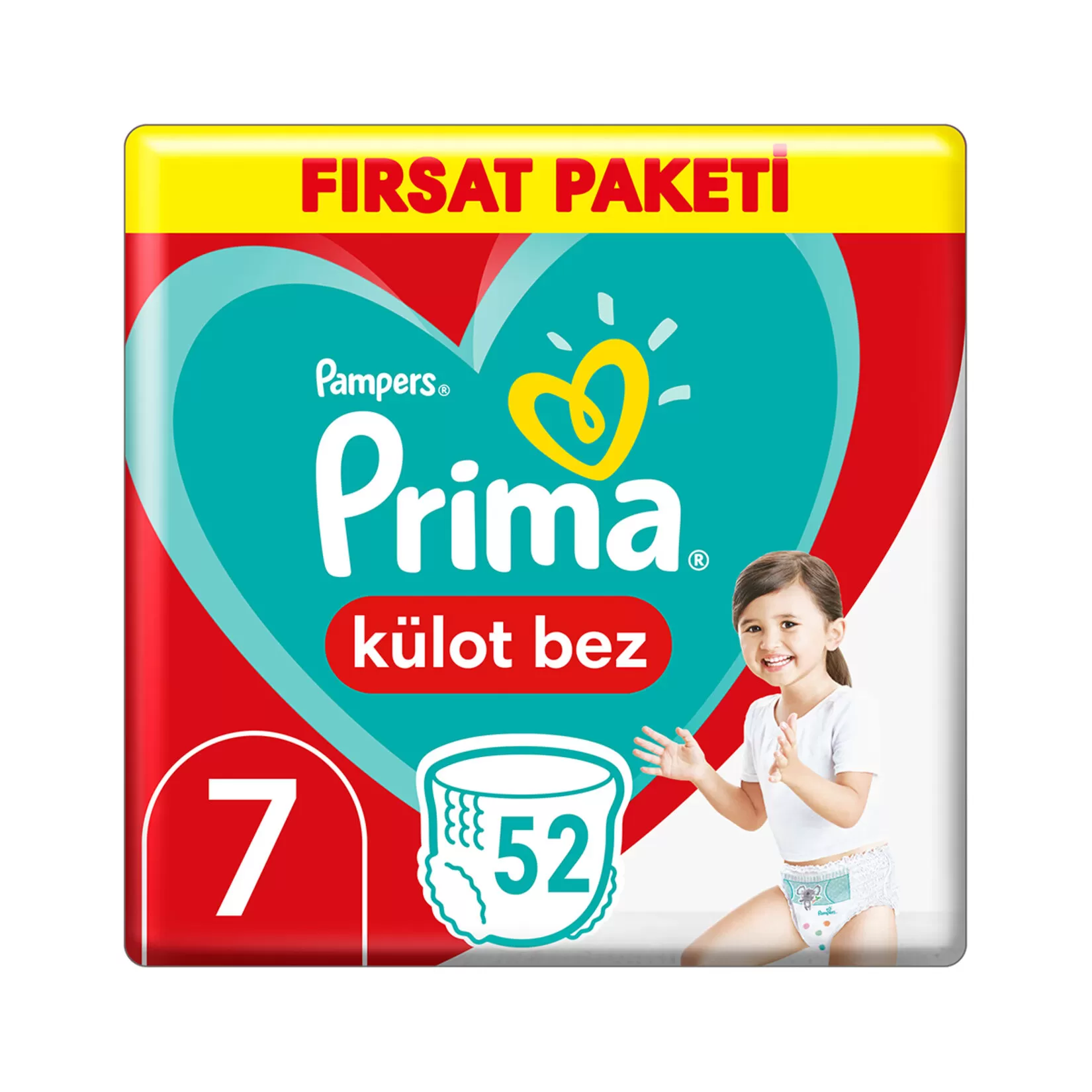 Prima Külot Bez Fırsat Paketi 7 Beden 3x52 156 Adet