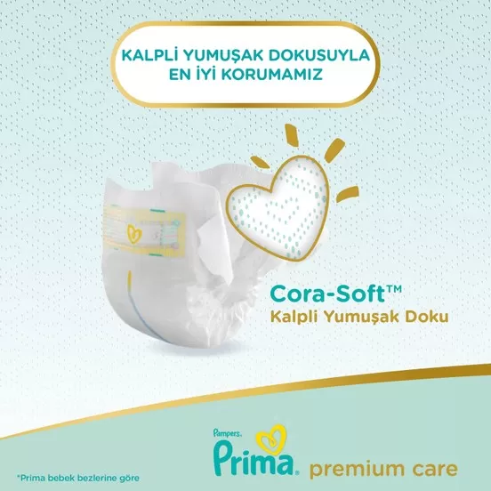 Prima Premium Care Bebek Bezi 1 Beden Bebek Bezi 2-5 Kg 70 Adet