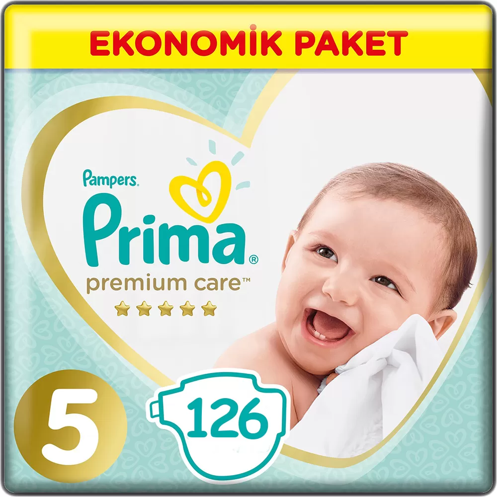 Prima Premium Care 5 Beden Bebek Bezi 11-18 Kg (3*42) 126 Adet