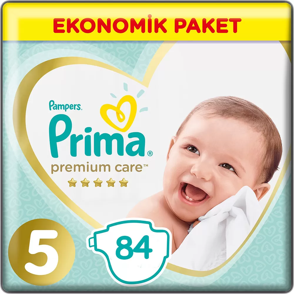 Prima Premium Care 5 Beden Bebek Bezi 11-18 Kg (2*42) 84 Adet