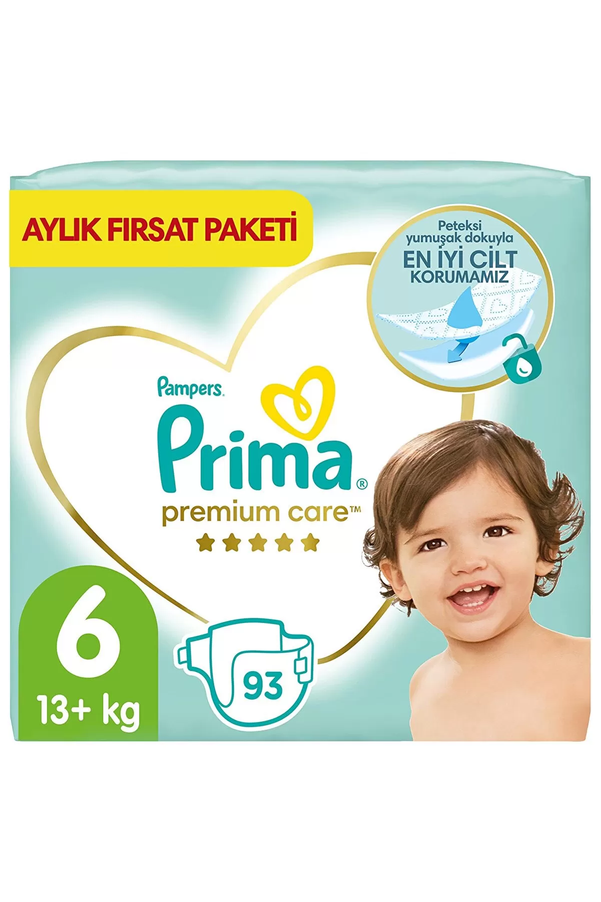 Prima Premium Care 6 Beden Aylık Fırsat Paketi 93x2 186 Adet