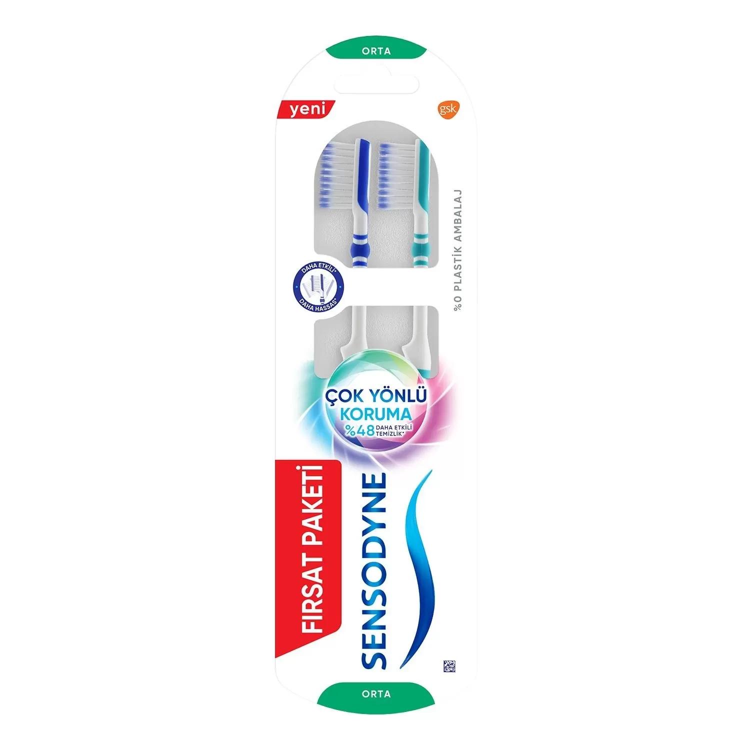 Sensodyne Çok Yönlü Koruma Diş Fırçası 1+1