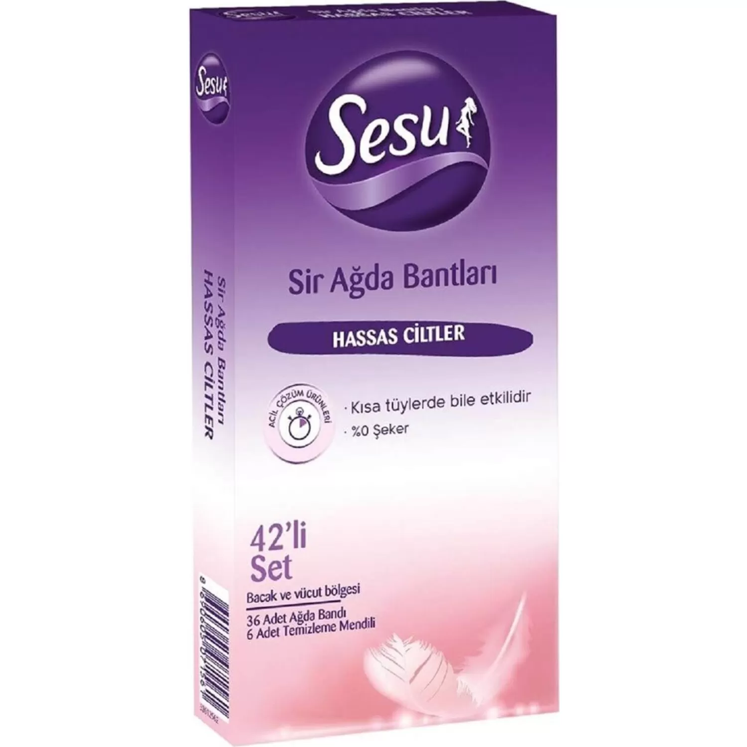 Sesu Ağda Bandı Hassas 42x2 84 Adet
