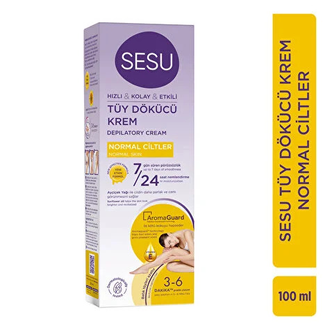 Sesu Tüy Dökücü Krem 100 ml 4 Adet