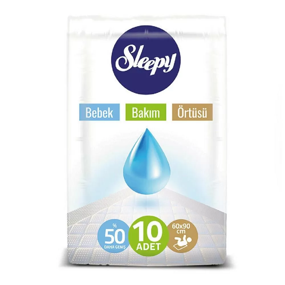 Sleepy Bebek Bakım Örtüsü 10x4 40 Adet