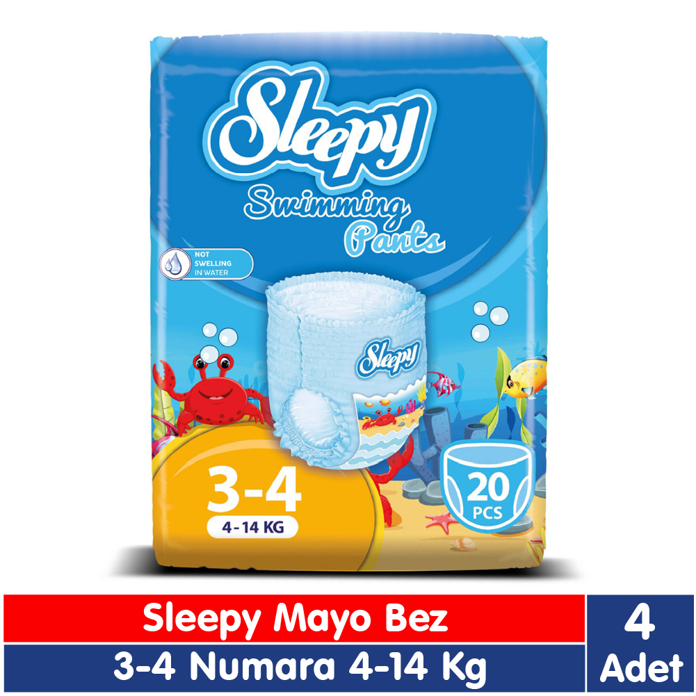 Sleepy Mayo Bez 3-4 Numara 20x4 80 Adet