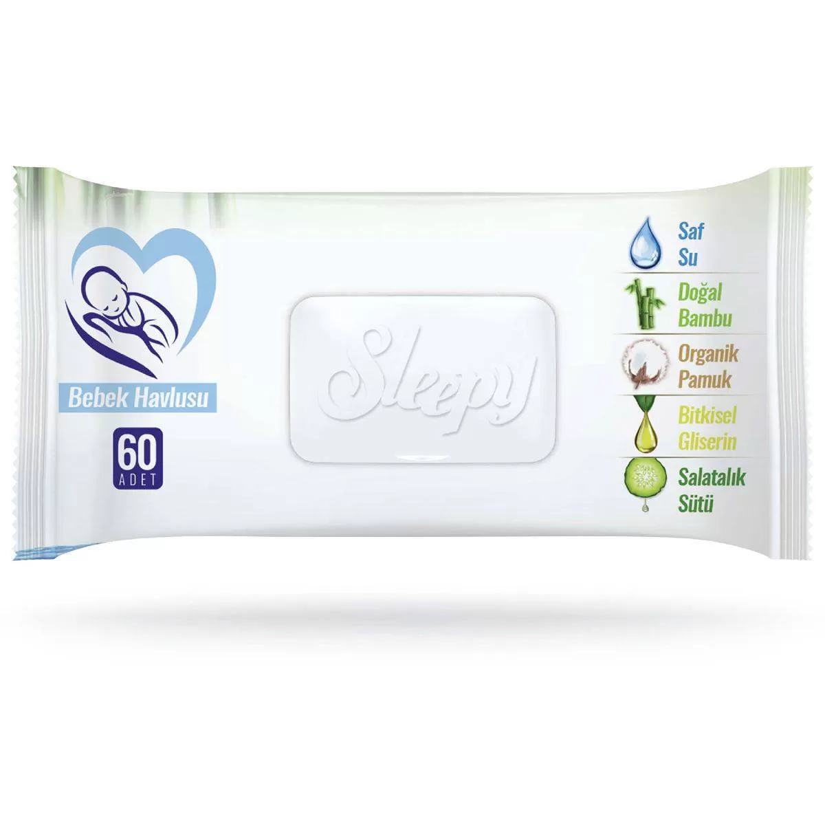 Sleepy Natural Islak Havlu Mendil 3 Adet 180 Yaprak Sleepy Natural Islak Havlu Mendil 3 Adet 180 Yaprak