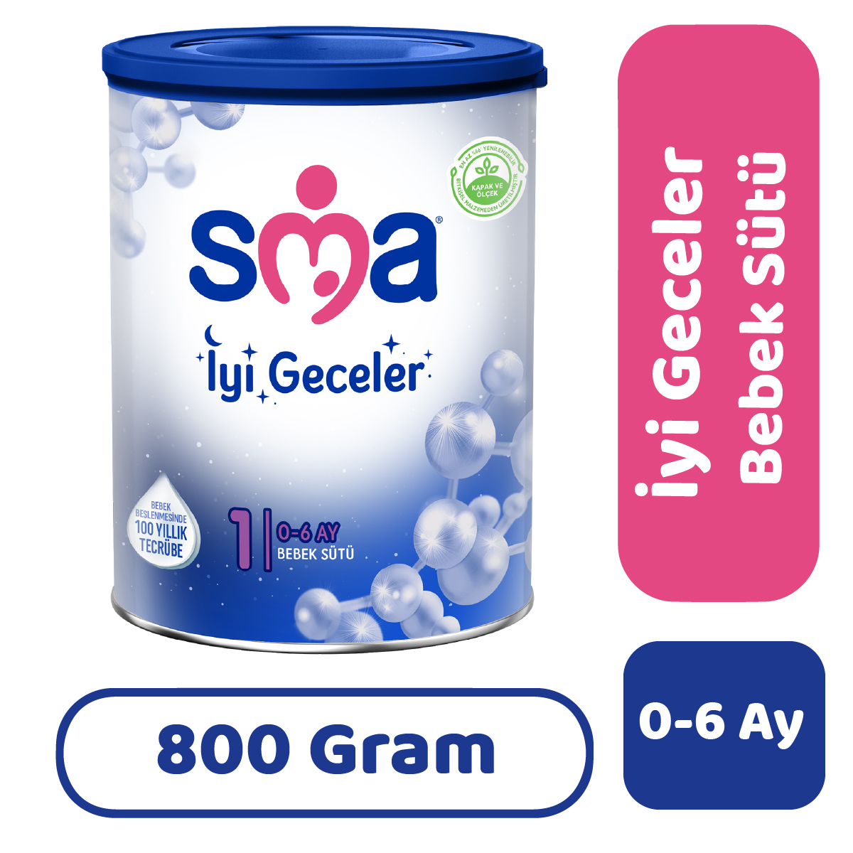 SMA İyi Geceler 1 Bebek Sütü 800 gr