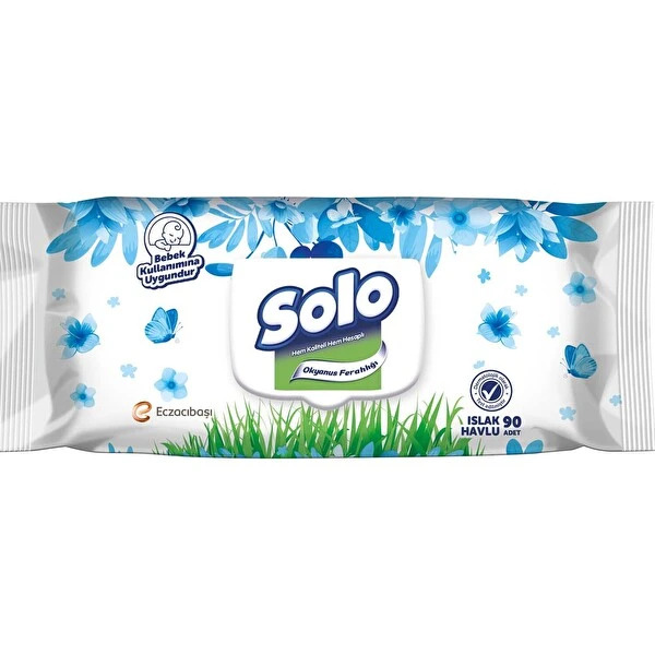Solo Islak Havlu Mendil Okyanus Ferahlığı 90x36 3260 Yaprak