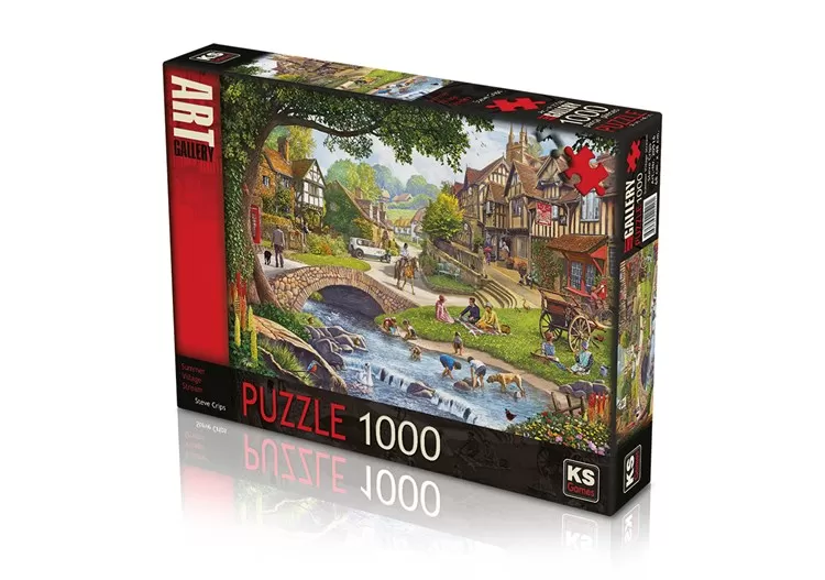 Summer Village Stream 1000 Puzzle