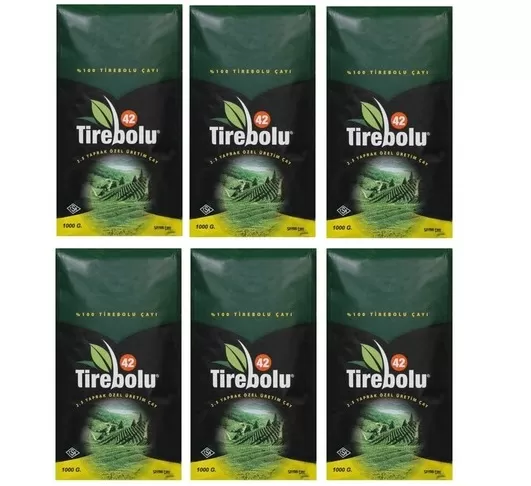 Tirebolu 42 Nolu Siyah Çay 1000 gr (6 Paket)