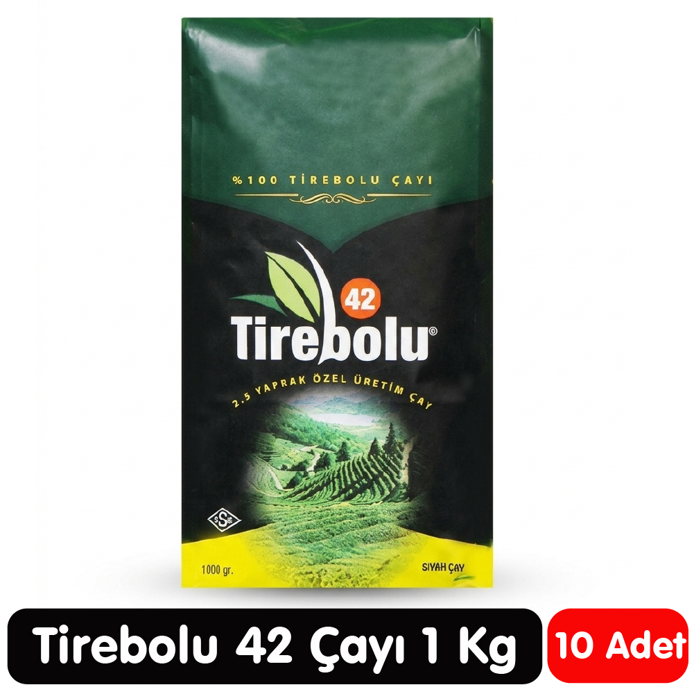 Tirebolu 42 Nolu Siyah Çay 1 Kg 10 Paket