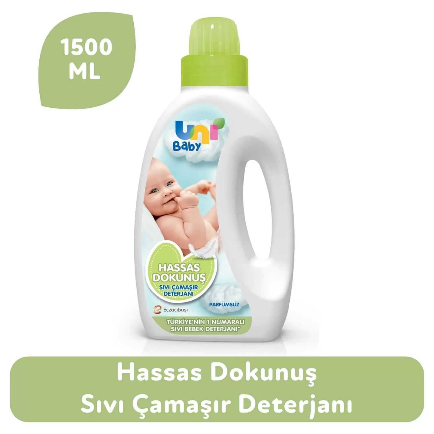 Uni Baby Hassas Dokunuş Sıvı Çamaşır Deterjanı 1500x3 4500 ml