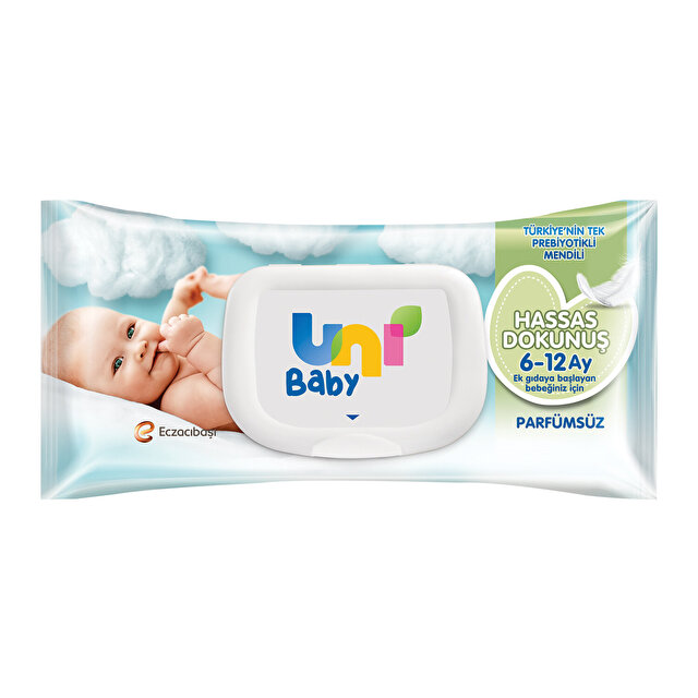 Uni Baby Hassas Dokunuş Islak Mendil 9x52 468 Yaprak