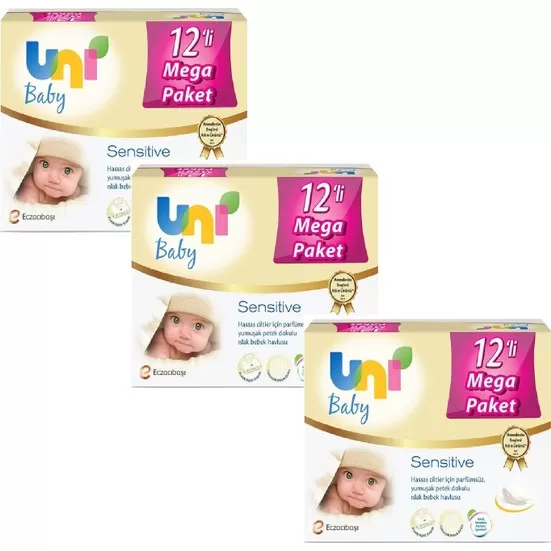 Uni Baby Islak Mendil Sensitive 36'lı 56*36 2016 Yaprak