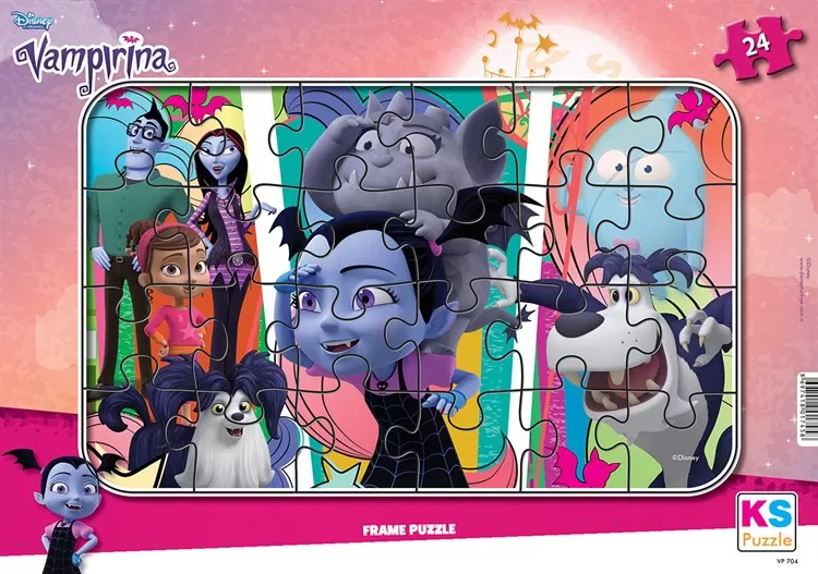 Vampirina Frame Puzzle 24 Parça