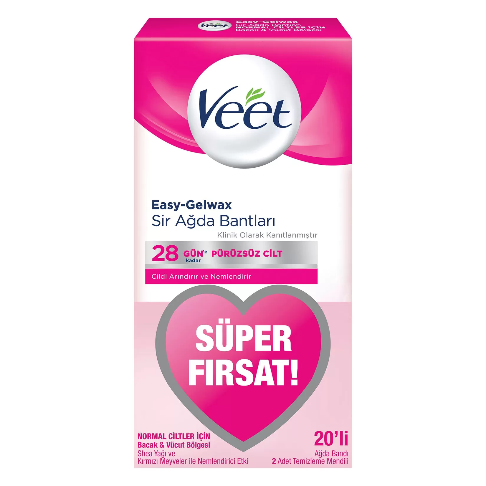 Veet Ağda Bandı Normal 20x4 80 Adet