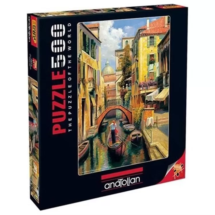 Venedik'te Pazar 500 parça puzzle - Anatolian