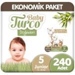 Baby Turco Doğadan 5 Beden Ekonomik 40x6 240 Adet