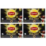 Lipton Earl Grey Bergamot Aromalı Demlik Poşet Çay 100'lü 4 Paket