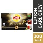 Lipton Earl Grey Bergamot Aromalı Demlik Poşet Çay 100'lü 8 Paket