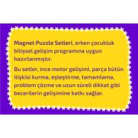 2+ Yaş Magnet Puzzle Dikkat Geliştiren Zeka Oyunu