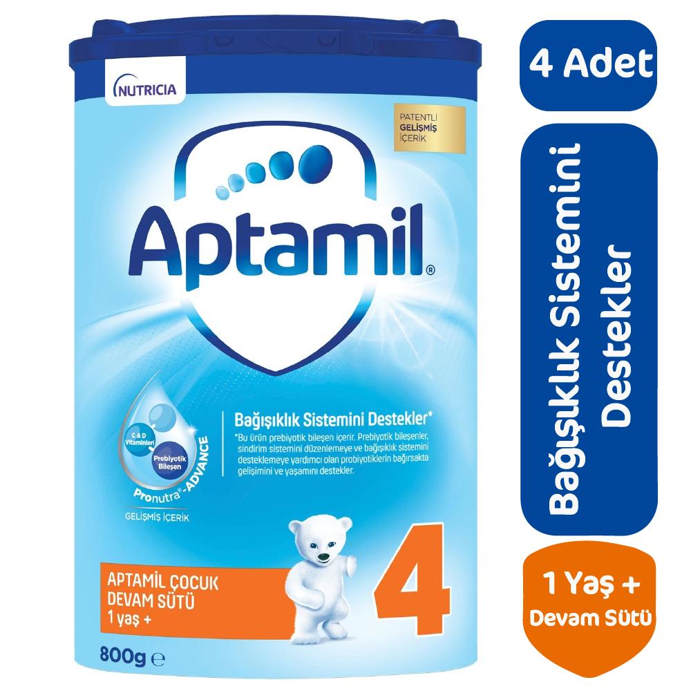Aptamil Devam Sütü 4 Numara 800 gr 4 lü Paket