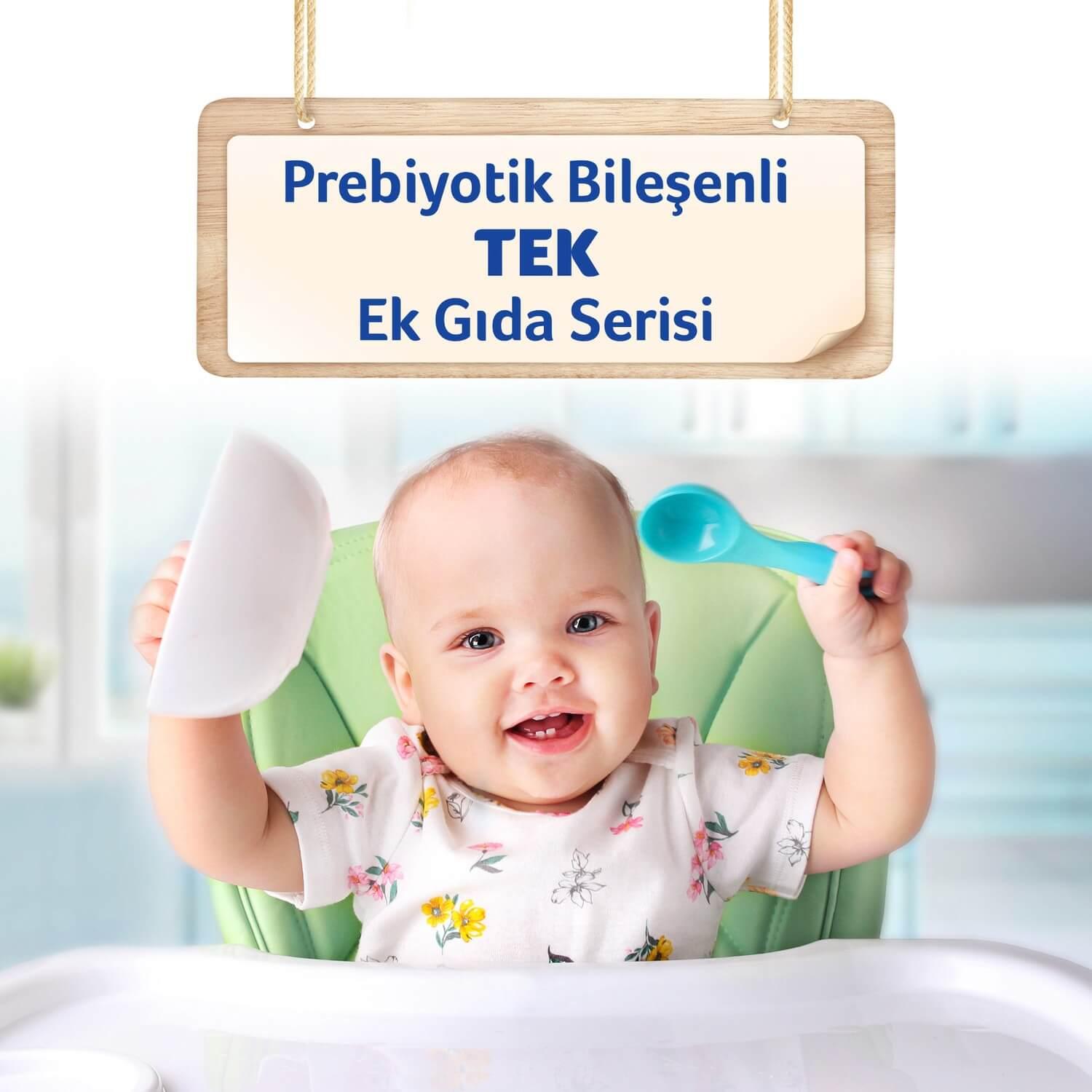 Aptamil Kaşık Mama Sütlü İrmikli 4 Meyveli 250 gr 4'lü Paket