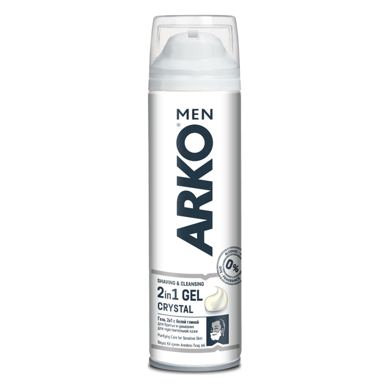 Arko Men Tıraş Jeli Crystal 200 ml 4 Adet