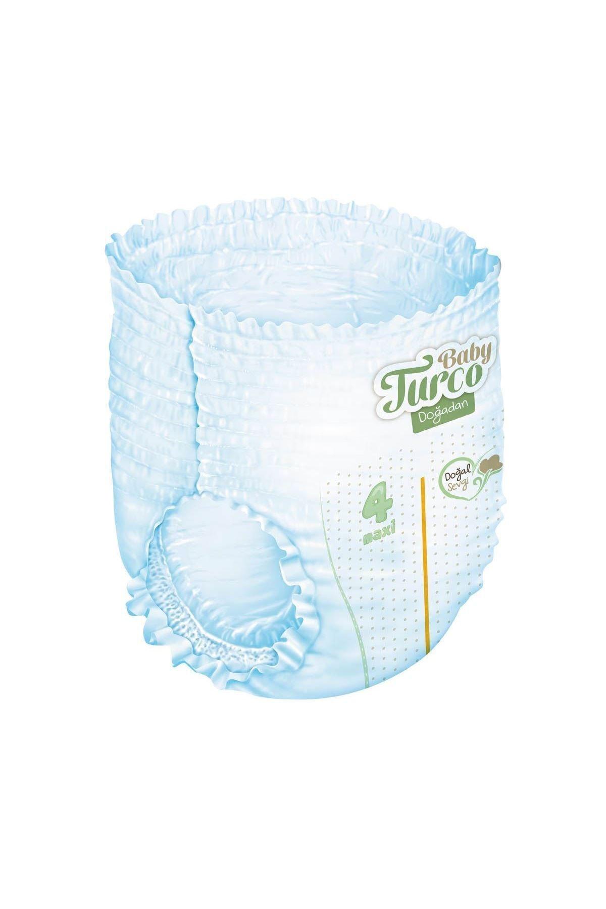 Baby Turco Doğadan Avantaj Paket Külot Bez 4 Beden 90x2 180 Adet