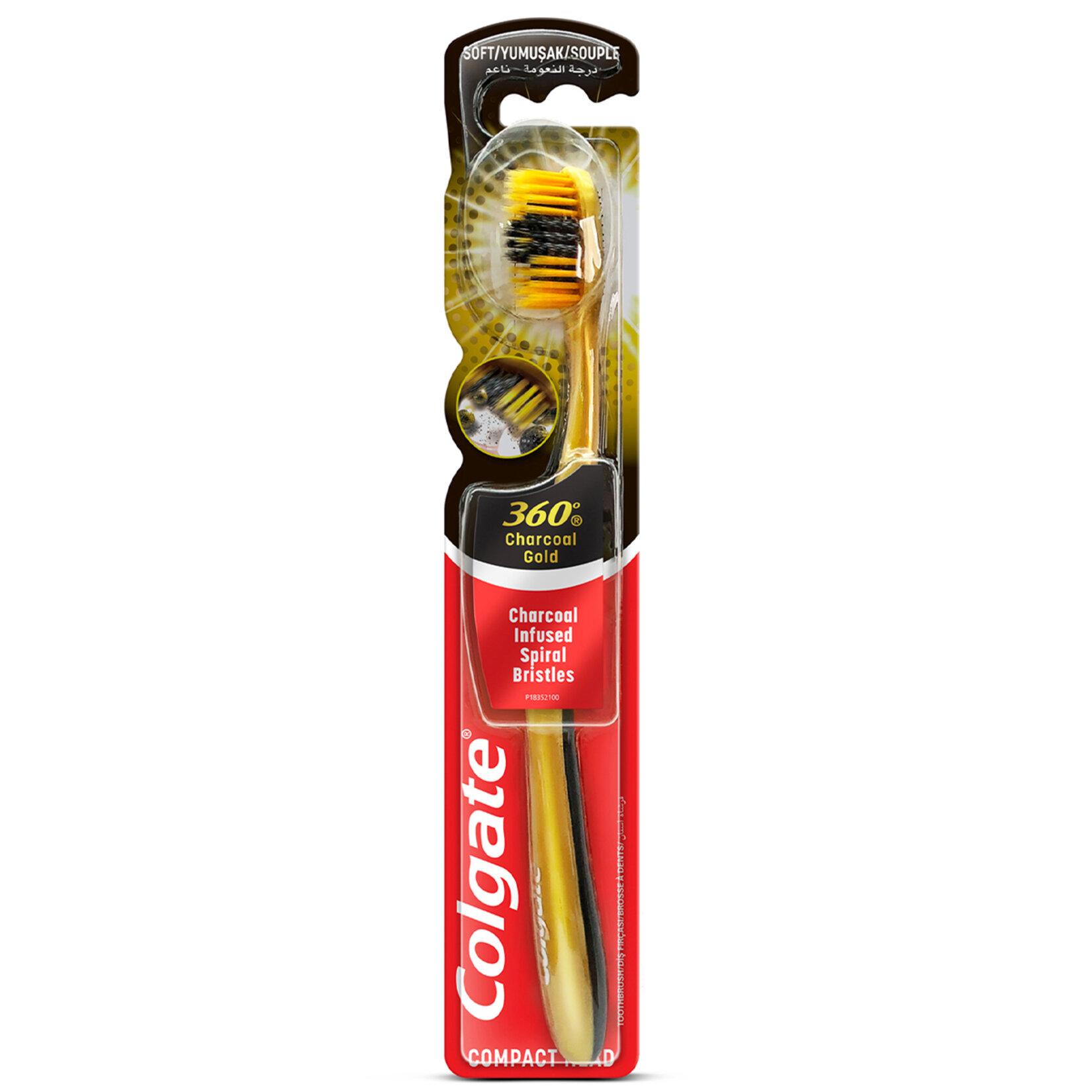 Colgate 360 Charcoal Gold Yumuşak Diş Fırça